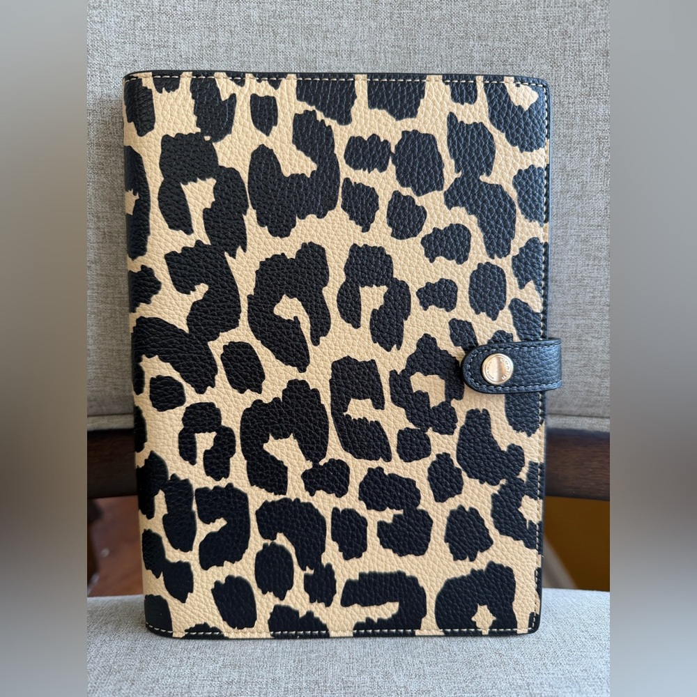 New！COACH Notebook With Leopard Print（CBG94）fast shipping